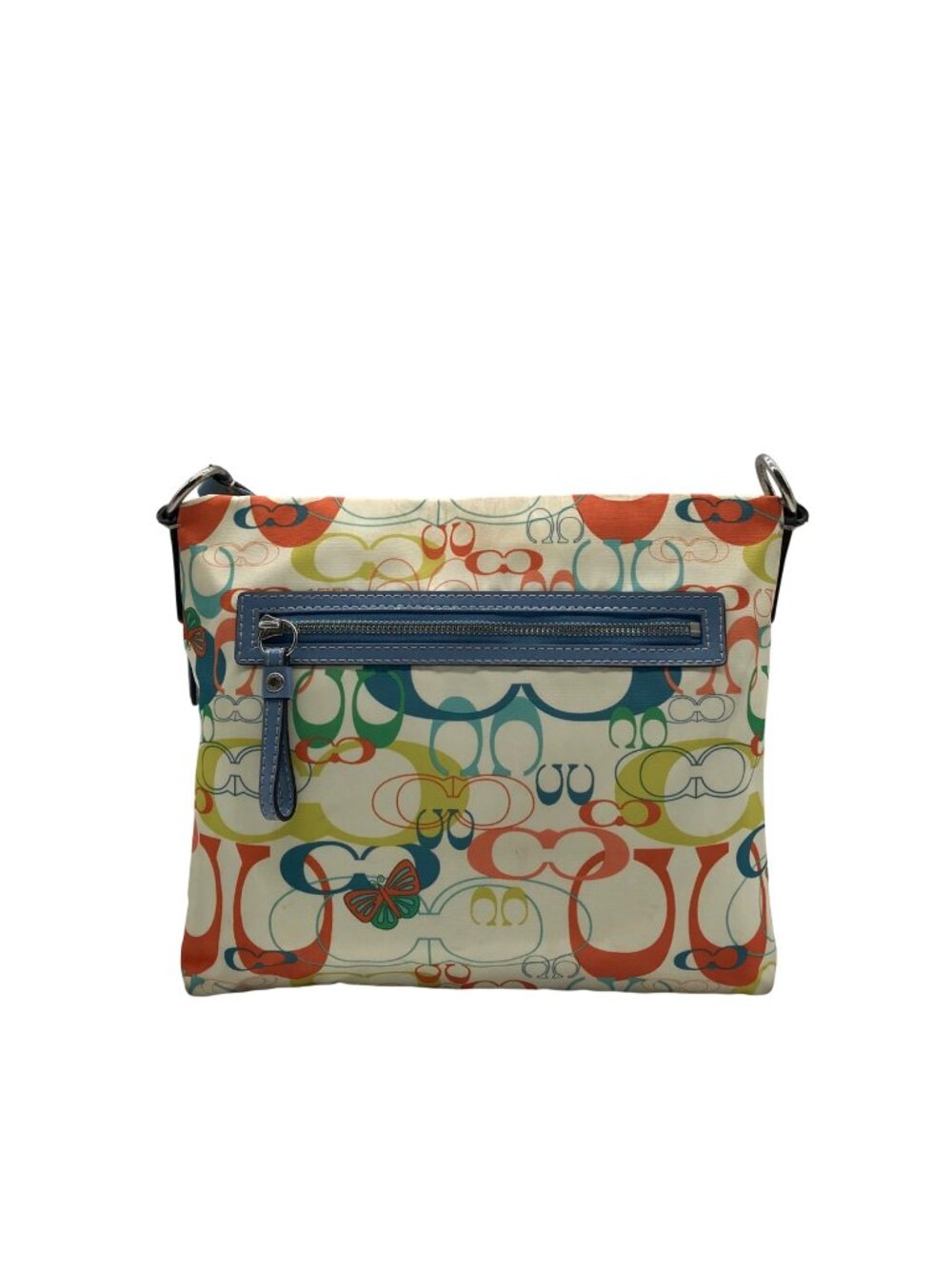 Coach Vintage Multicolored Signature C Optic Crossbody Bag